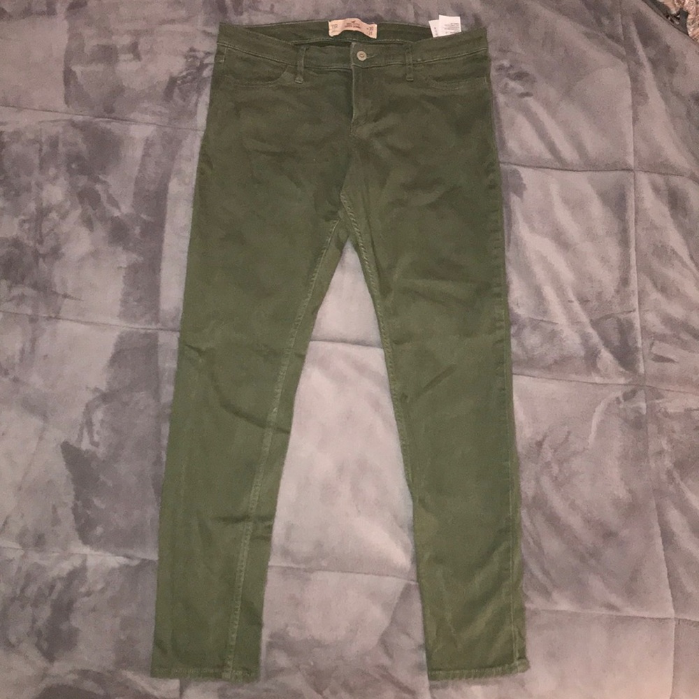 Green Hollister Jeans